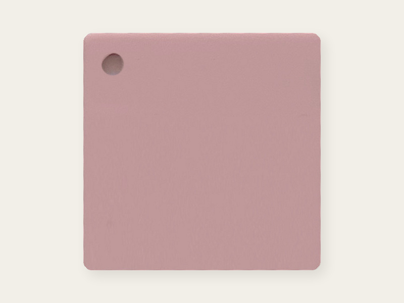 Matte-side photograph of Dusty Mauve opaque DAMOYE pastel cast acrylic.