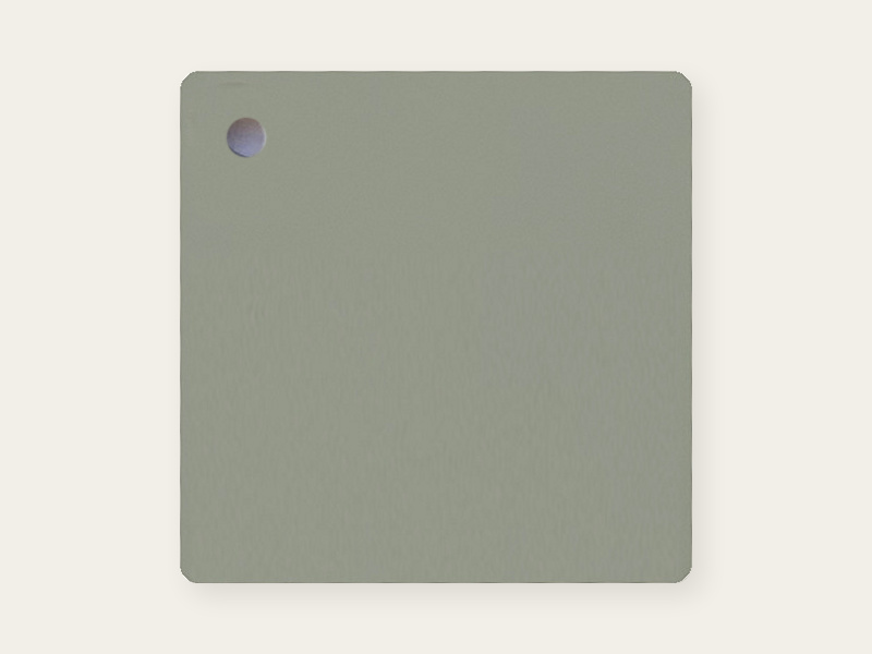 Matte-side photograph of Sage Mist opaque DAMOYE pastel cast acrylic.