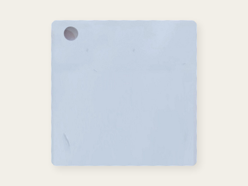 Matte-side photograph of Baby Blue opaque DAMOYE pastel cast acrylic.